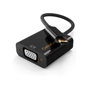 Cablecreation USB-C to VGA Adapter (Compatible with Thunderbolt 3) Pacmax.me