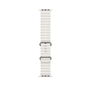 Green Lion Felex Silicone Band for Apple Watch 49mm - White Pacmax.me
