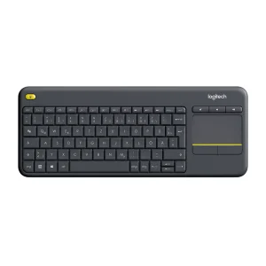 Logitech K400 Plus Wireless Keyboard with Touchpad - Arabic, Black Pacmax.me