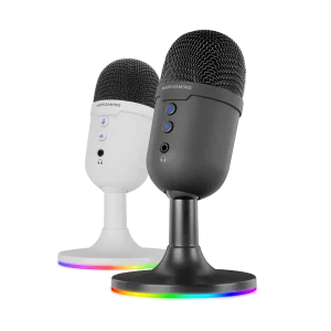 Mars Usb Microphone Cardioide With Jack 3.5Mm (Headphones) Black Pacmax.me