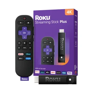 Roku Streaming Stick Plus 2025 – 4K & HDR with Voice Remote